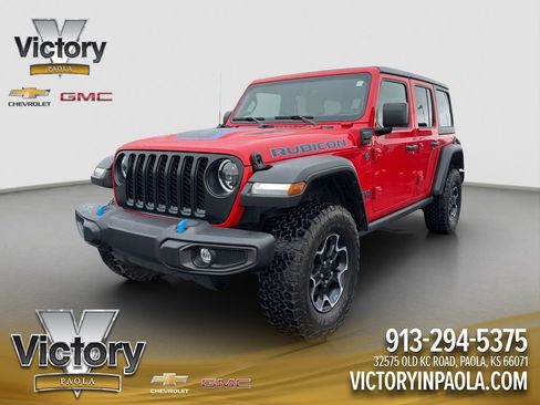 Used 2023 Jeep Wrangler Unlimited Rubicon 4xe AWD/4WD image 1