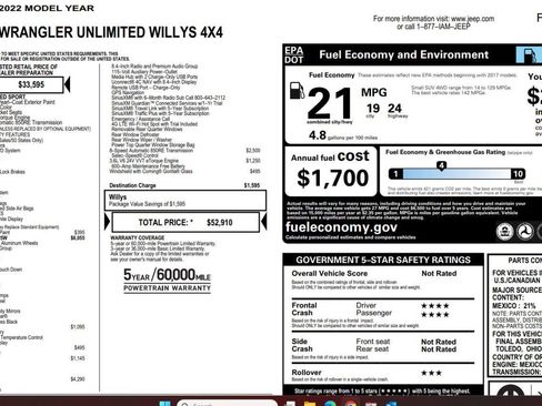 Used 2022 Jeep Wrangler Unlimited Sport image 4