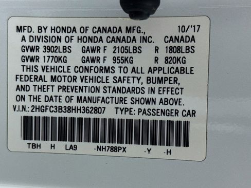 Used 2017 Honda Civic EX-T image 24