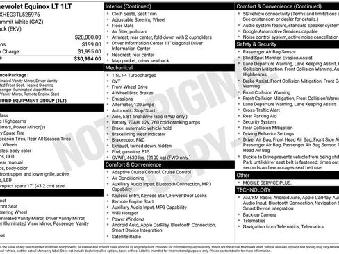 New 2026 Chevrolet Equinox LT FWD image 19