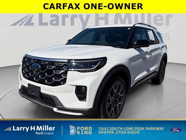 Certified 2025 Ford Explorer Platinum w/ Ultimate Package AWD/4WD image 1