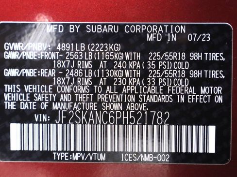 Used 2023 Subaru Forester Limited AWD/4WD image 46