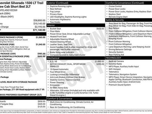 Used 2025 Chevrolet Silverado 1500 LT Trail Boss w/ Convenience Package II AWD/4WD image 2