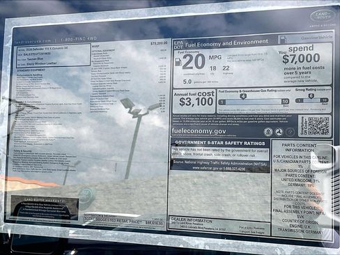 New 2026 Land Rover Defender 110 X-Dynamic SE image 19