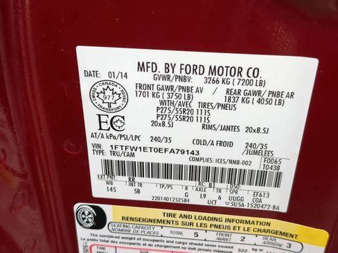 Used 2014 Ford F150 FX4 w/ Equipment Group 402A Luxury image 33