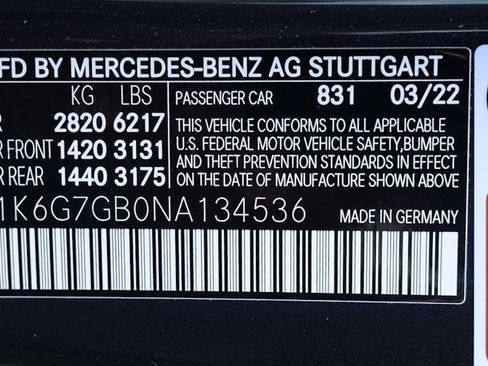Certified 2022 Mercedes-Benz S 580 4MATIC Sedan image 31