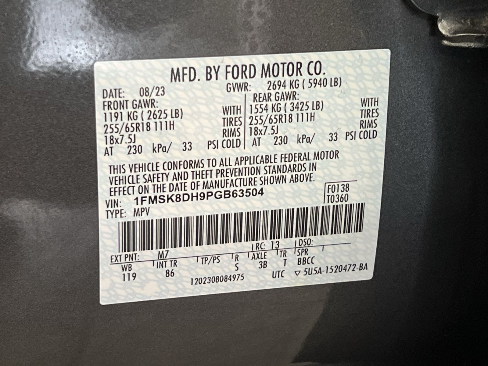 Used 2023 Ford Explorer XLT AWD/4WD image 41