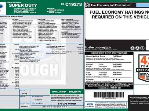 Used 2019 Ford F250 4x4 Crew Cab Super Duty image 3