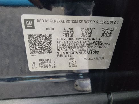 Used 2020 Chevrolet Equinox LT w/ LPO, Floor Liner Package image 33