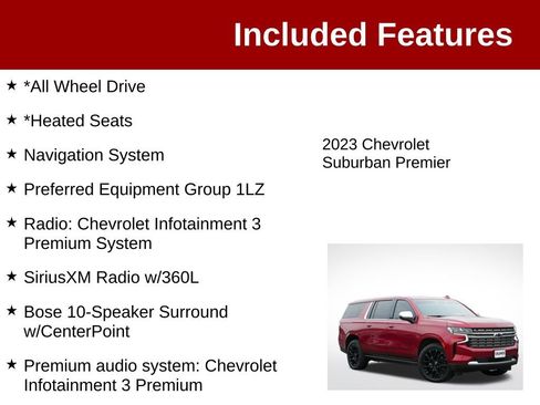Used 2023 Chevrolet Suburban Premier AWD/4WD image 3
