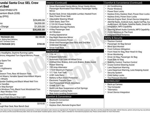 Certified 2023 Hyundai Santa Cruz SEL w/ Activity Package AWD/4WD image 6