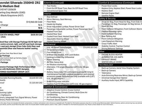 New 2026 Chevrolet Silverado 2500 ZR2 AWD/4WD image 15