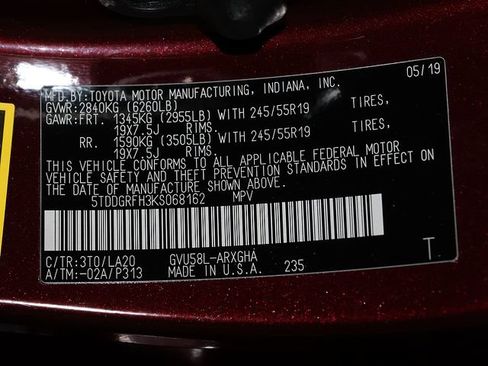 Used 2019 Toyota Highlander Limited Platinum AWD/4WD image 43