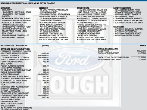 Used 2020 Ford F250 Lariat w/ Lariat Ultimate Package image 2