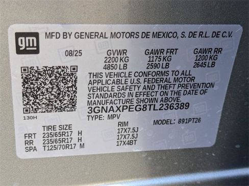 New 2026 Chevrolet Equinox LT w/ LPO, Floor Liner Package image 33