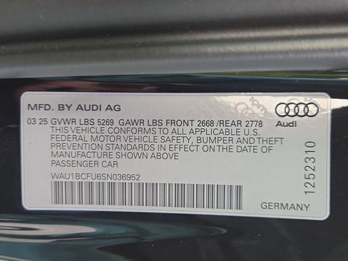 Used 2025 Audi A5 2.0T Premium w/ Convenience Package AWD/4WD image 23