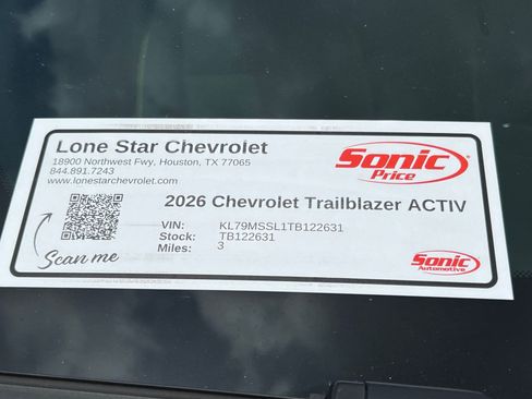 New 2026 Chevrolet TrailBlazer ACTIV w/ Convenience Package AWD/4WD image 31