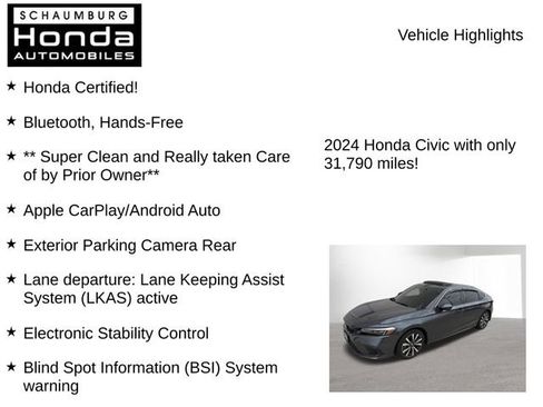 Used 2024 Honda Civic EX-L image 14