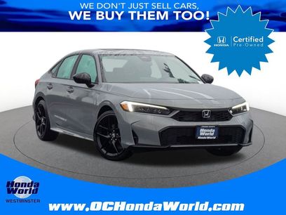 Certified 2025 Honda Civic Sport