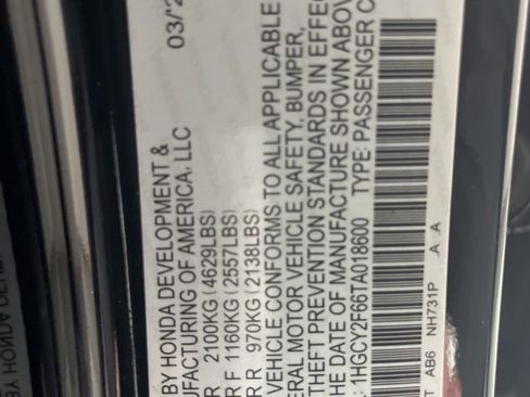 New 2026 Honda Accord EX-L image 79