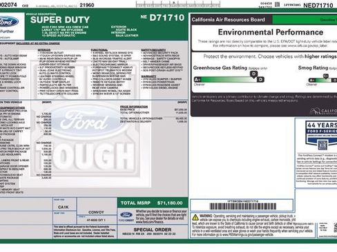 Used 2022 Ford F350 Lariat w/ Lariat Ultimate Package AWD/4WD image 26