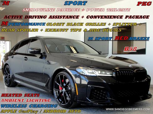 Used 2023 BMW 540i 540i M SPORT PRO+SHADOWLINE PK w/ M Sport Package image 1