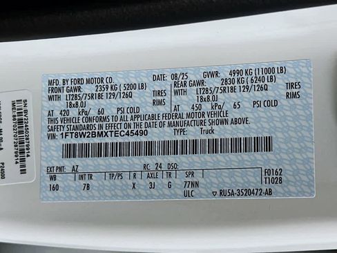 New 2026 Ford F250 Platinum w/ Tremor Off-Road Package image 23