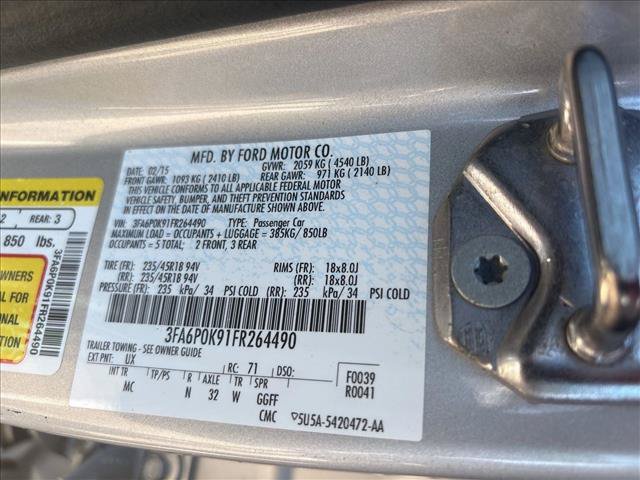 Used 2015 Ford Fusion Titanium FWD image 9