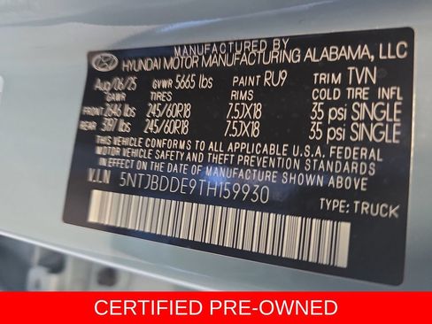 Certified 2026 Hyundai Santa Cruz SEL AWD/4WD image 33