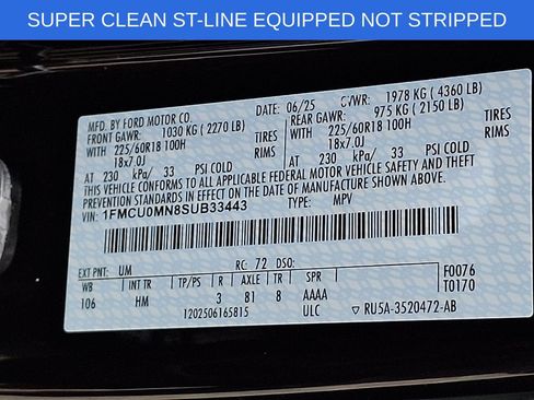 Used 2025 Ford Escape ST-Line FWD image 27