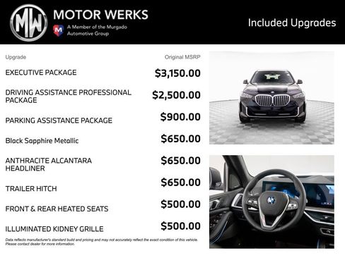 Used 2026 BMW X5 xDrive50e w/ Executive Package AWD/4WD image 4
