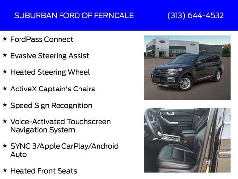 Used 2021 Ford Explorer XLT w/ Equipment Group 202A image 21