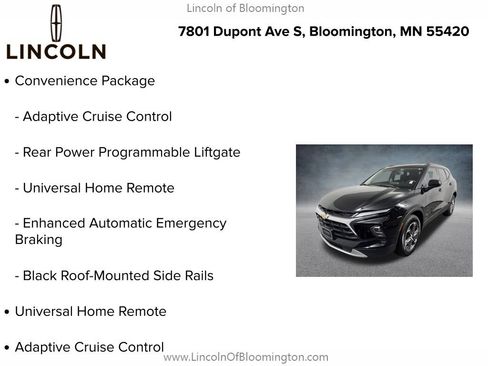 Used 2024 Chevrolet Blazer LT w/ Convenience Package AWD/4WD image 9