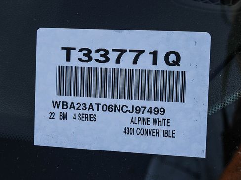 Used 2022 BMW 430i Convertible w/ M Sport Package image 34