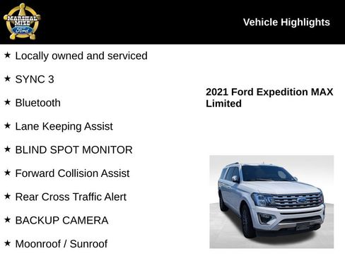 Used 2021 Ford Expedition Max Limited AWD/4WD image 2