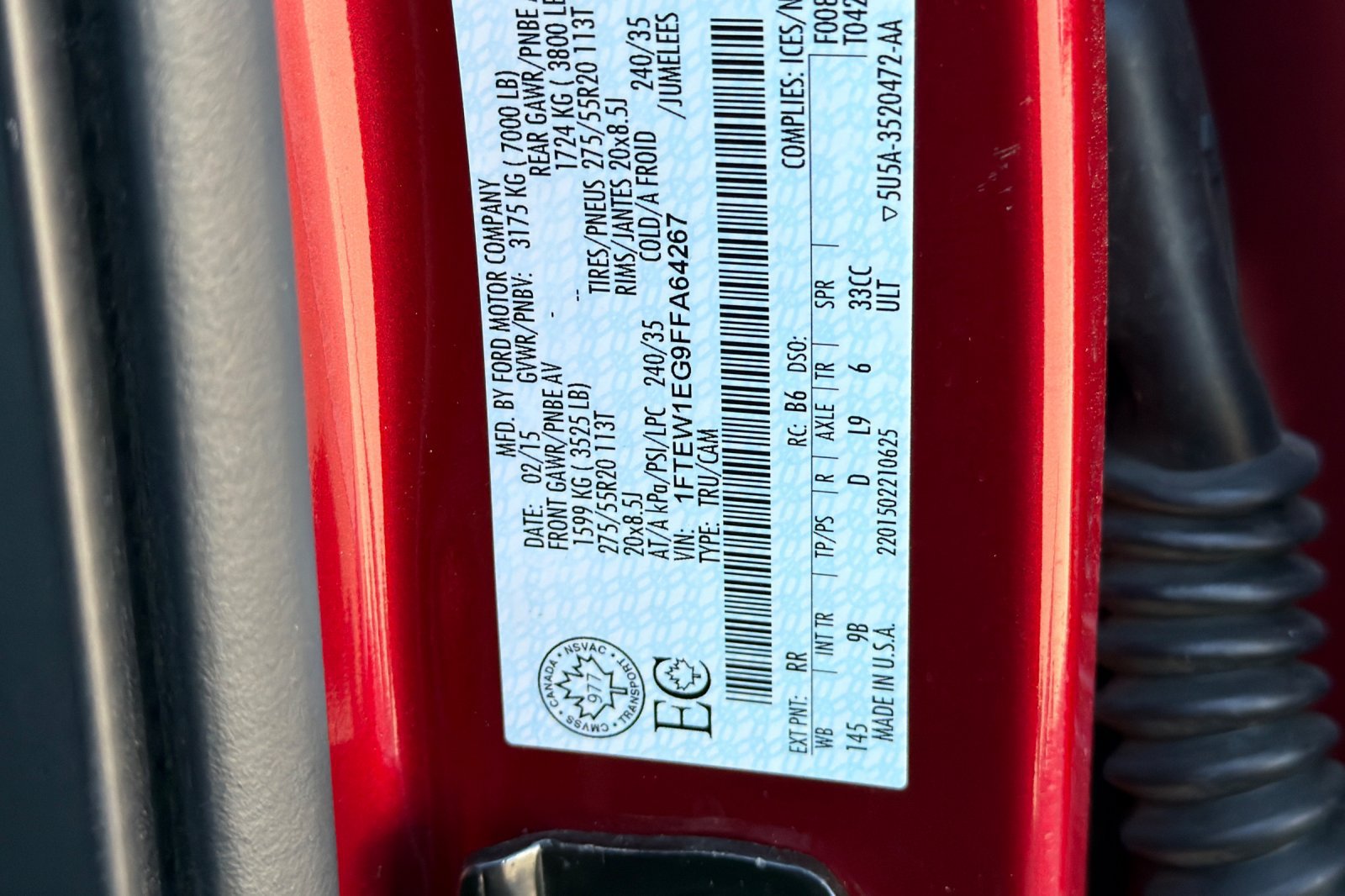 Used 2015 Ford F150 Platinum w/ Max Trailer Tow Package AWD/4WD image 53