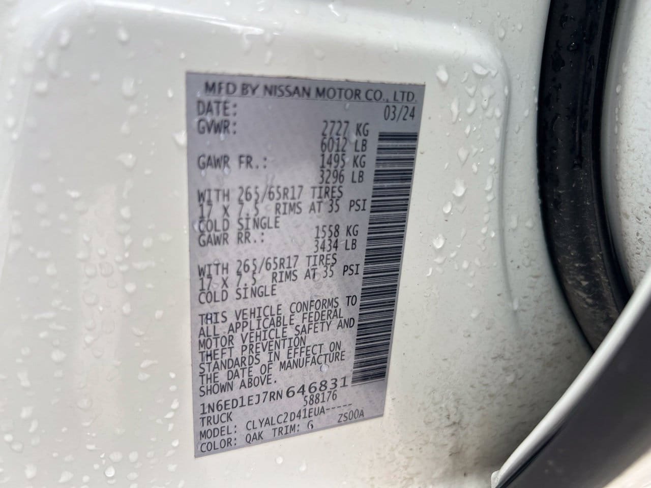 Used 2024 Nissan Frontier SV w/ SV Convenience Package RWD image 27