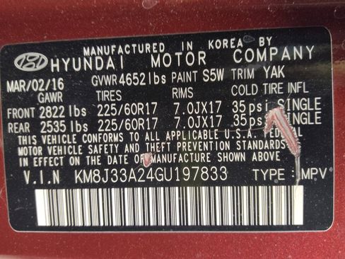 Used 2016 Hyundai Tucson Eco FWD image 33