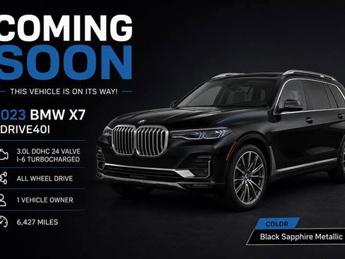 Used 2023 BMW X7 xDrive40i w/ M Sport Package AWD/4WD image 1