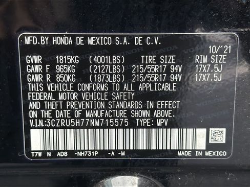 Certified 2022 Honda HR-V EX-L image 31