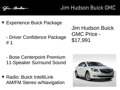 Used 2016 Buick LaCrosse Leather w/ Experience Buick Package image 24