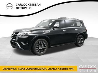 Used 2023 Nissan Armada Platinum w/ Captain's Chairs Package RWD video 1