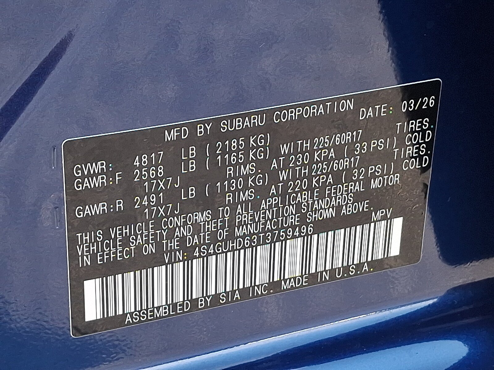 Certified 2026 Subaru Crosstrek 2.5i Premium AWD/4WD image 26
