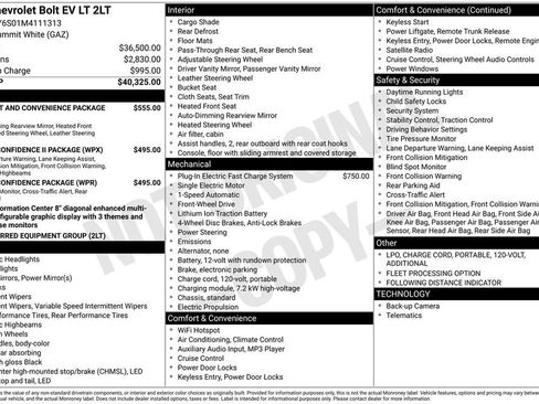 Used 2021 Chevrolet Bolt LT image 17