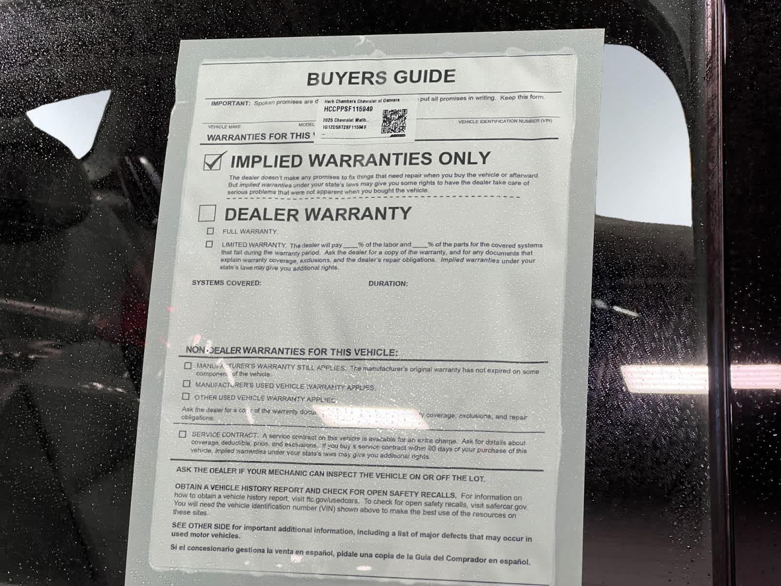 Used 2025 Chevrolet Malibu LT FWD image 13