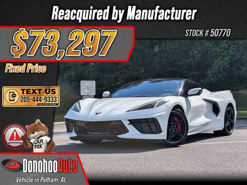 Used 2023 Chevrolet Corvette Stingray Premium Conv w/ Z51 Performance Package RWD image 1