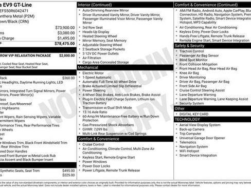 Certified 2024 Kia EV9 GT-Line AWD/4WD image 2
