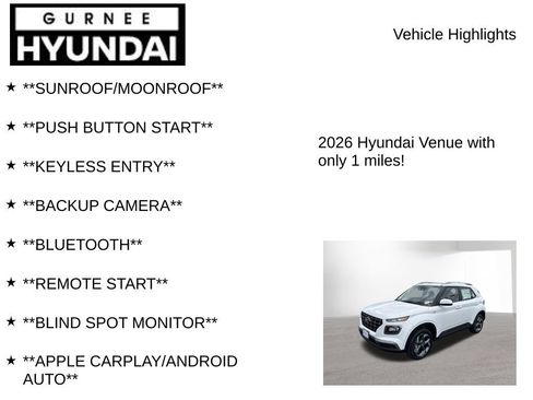 New 2026 Hyundai Venue SEL FWD image 8
