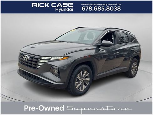 Used 2023 Hyundai Tucson Blue w/ Cargo Package image 1
