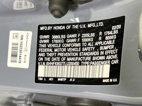 Used 2020 Honda Civic Type R image 30